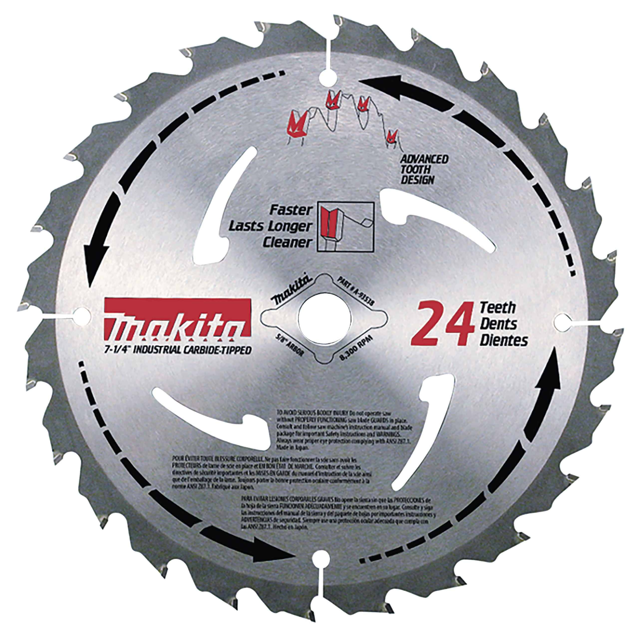 Hoja de sierra circular Makita, MAKFORCE 230 x 30 mm - 60 dientes